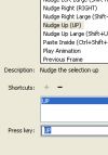 Adobe Fireworks keyboard cursor keys broken
